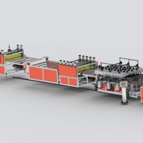 PP hollow construction formwork board extrusion line
