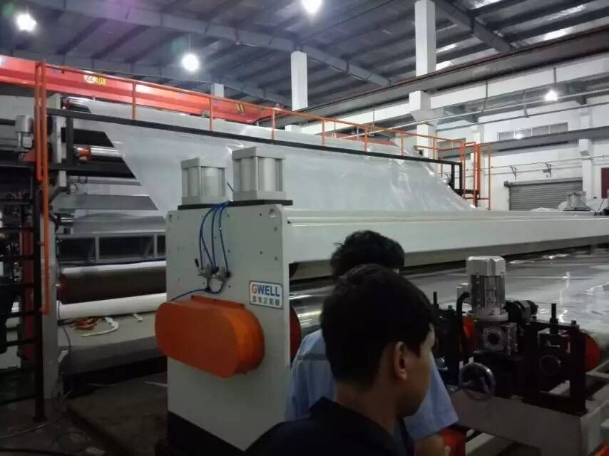 HDPE geomembrane extrusion line